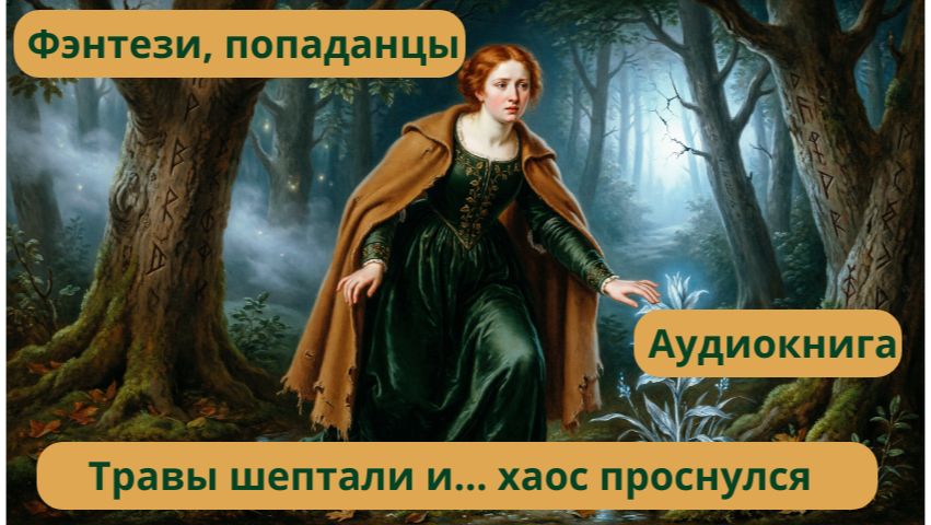 Аудиокнига Фэнтези «Травы шептали и… хаос проснулся» Она пришла из другого мира — и нашла тишину