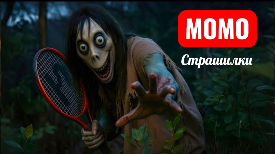 МОМО ИГРАЕТ В ТЕННИС. СТРАШИЛКИ ПРО МОМО.