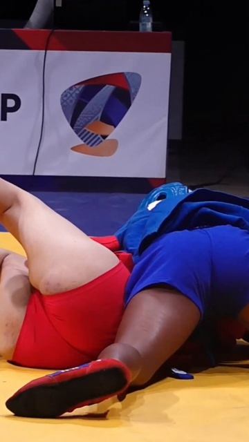 An Epic Throw In The Historic Final Bout Between Suleimon RUKAYAT (NGR) And Charos ORTIKOVA (UZB)