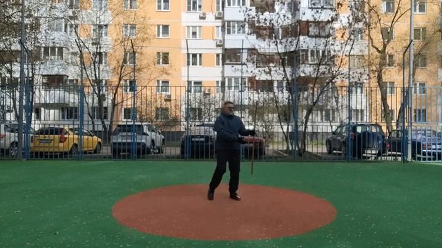 Упражнения с мягким шестом 160 см