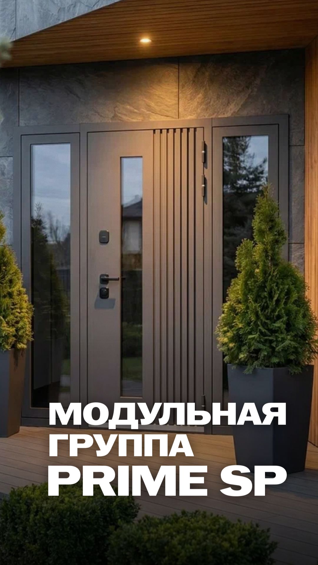 Входная металлическая дверь для улицы Prime SP из линейки Termo Modul