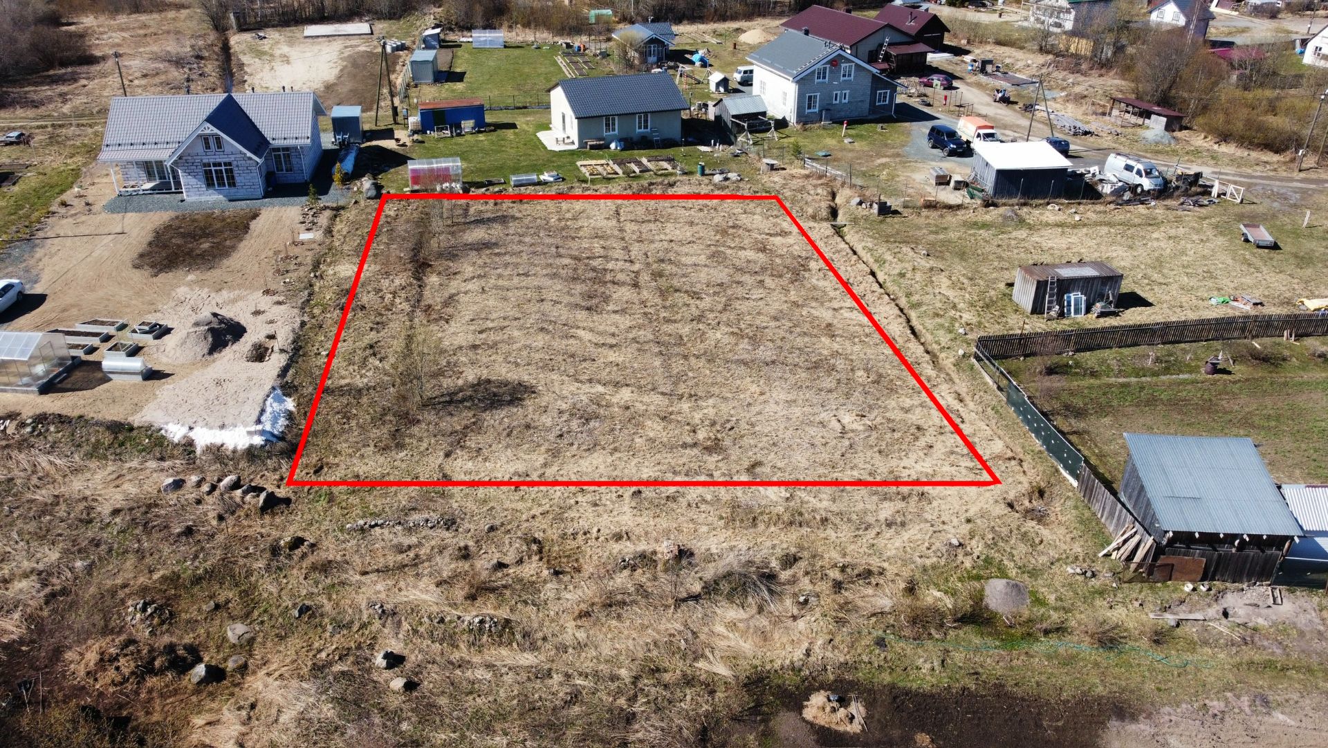 земельный участок 15,5 соток в п. Новая Вилга