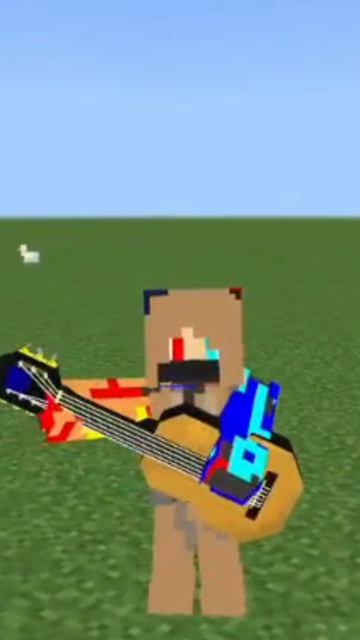 ИГРАЮ НА ГИТАРЕ В МАЙНКРАФТ