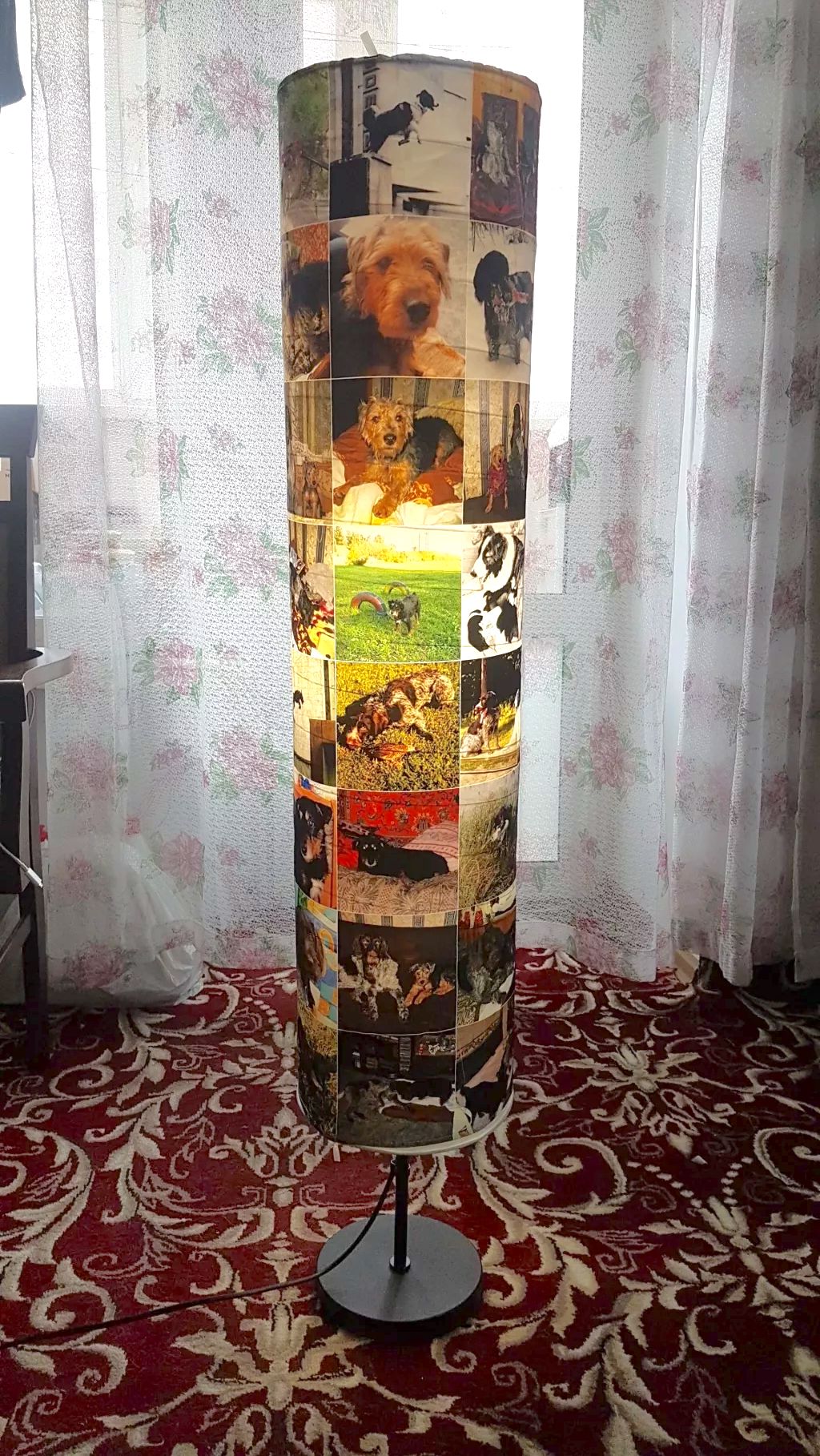 Торшер с фотографиями на заказ