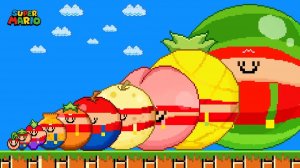 😱🍎 МАРИО ПРОТИВ СУЙКИ — МАРИО ПРЕВРАЩАЕТСЯ ВО ВСЕ ФРУКТЫ BLOX FRUITS!