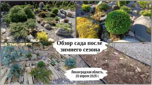 Обзор сада после зимнего сезона.