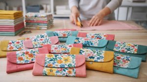 КОШЕЛЁК ЗА 5 МИНУТ! Шью партиями и продаю | ПРОСТОЙ МАСТЕР-КЛАСС