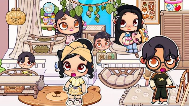 УТРЕННЯЯ РУТИНА СЕМЬИ ИЗ 7 ЧЕЛОВЕК В АВАТАР ВОРЛД!