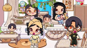 УТРЕННЯЯ РУТИНА СЕМЬИ ИЗ 7 ЧЕЛОВЕК В АВАТАР ВОРЛД!