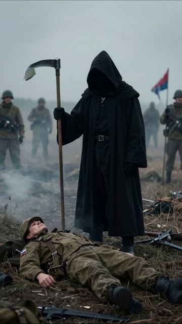 Тень смерти на поле боя #война #смерть #печаль