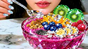 Готовим десерт со стеклянными драконьими фруктами 😵 АСМР Кулинария. Мультики для детей. мультфильмы