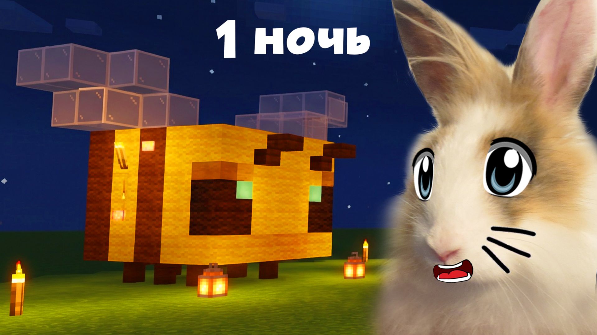 НОЧЬ В САМОЙ МИЛОЙ ДЕРЕВНЕ в MINECRAFT! 24 ЧАСА ЧЕЛЛЕНДЖ смотреть онлайн