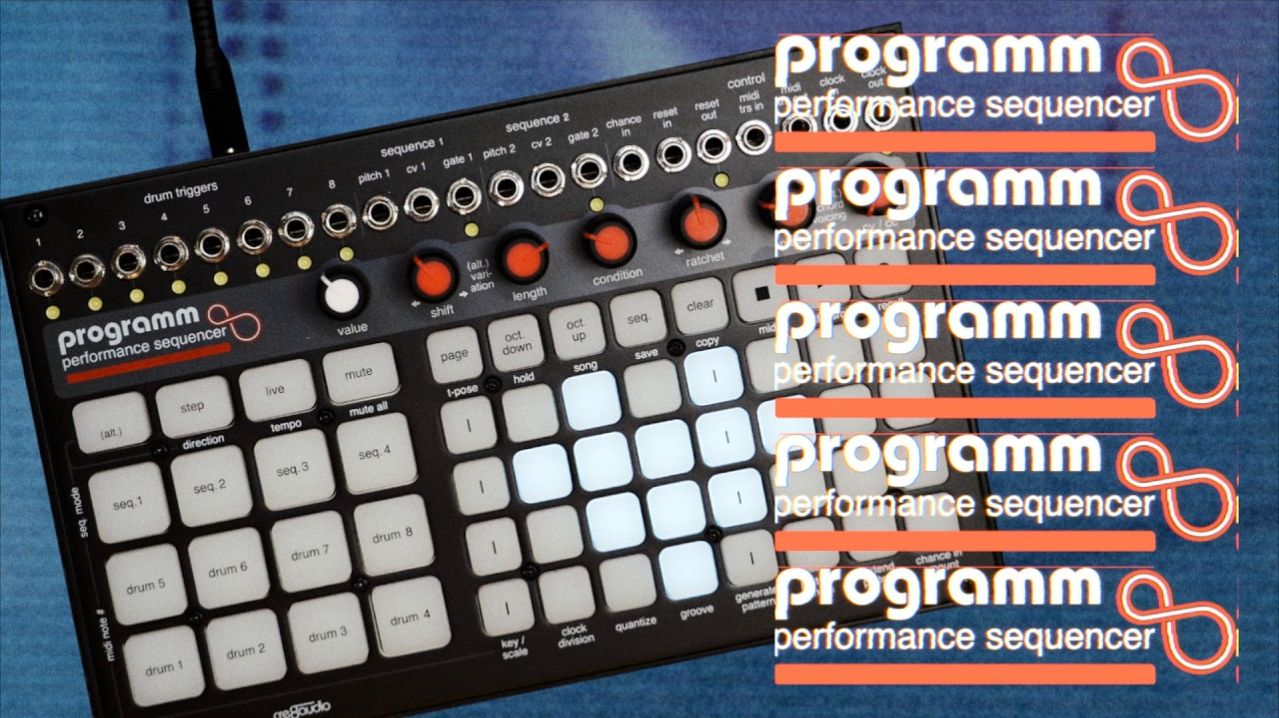 Cre8audio Programm MIDI And CV Sequencer Introducing