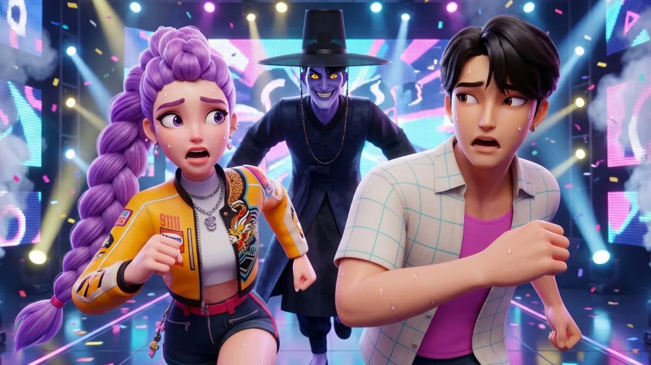 Бегите быстрее, Руми и Джину! Охотники на демонов вот-вот догонят вас! - Охотники за KPOP