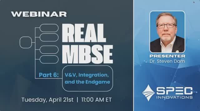 Webinar Innoslate 21.04.2026 Real MBSE Part 6 V&V Integration And The Endgame Rus