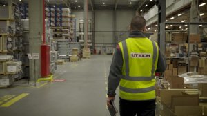 Взгляд изнутри на центральный склад UTECH в Глазово