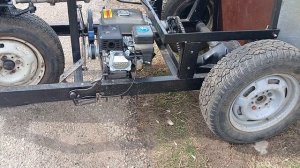 Мой думпер, треколесный мини трактор.