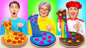 Кулинарный Челлендж# Я против Бабушки # Забавные Лайфхаки с Едой от Candy DO