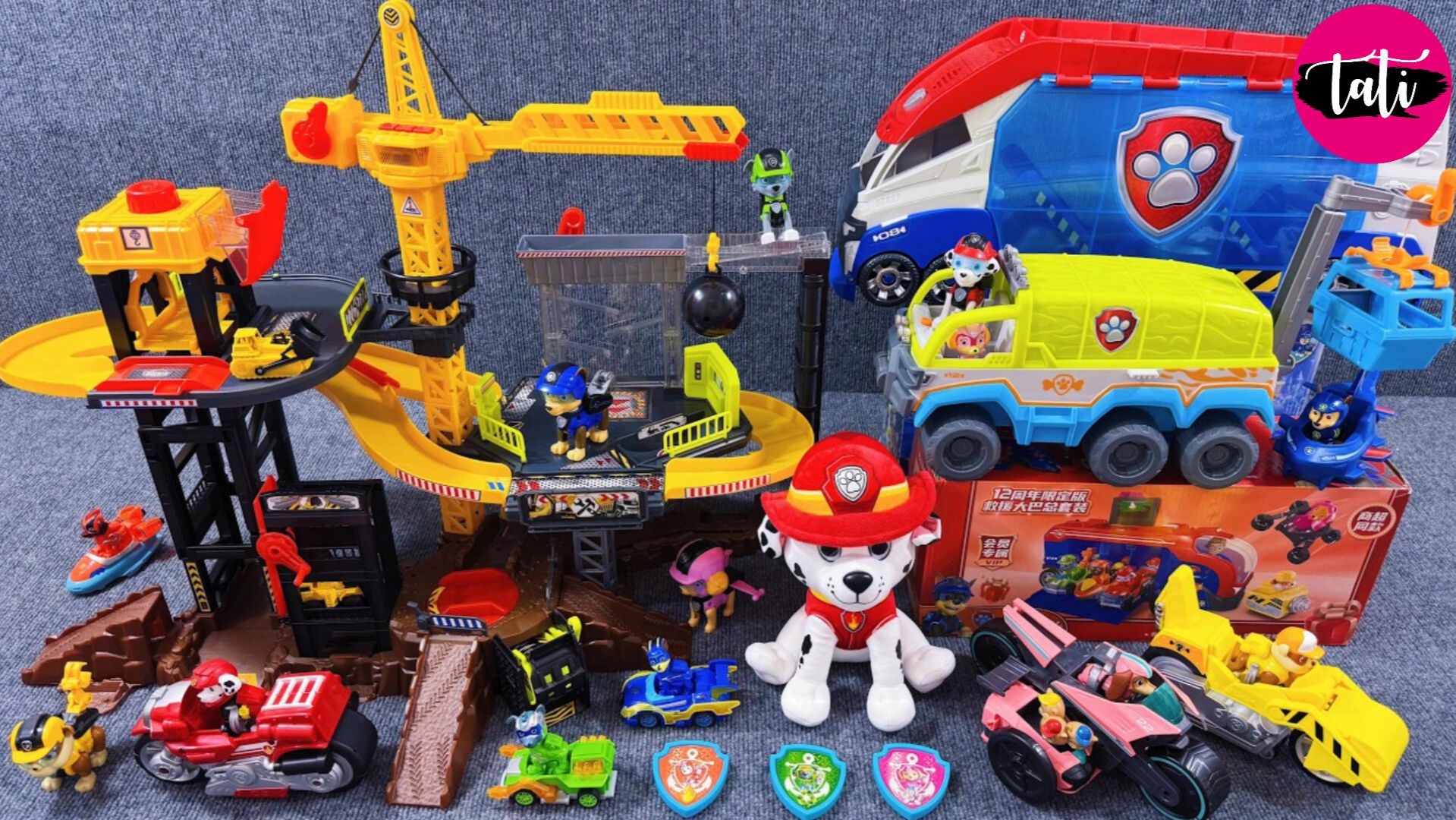 Играем в игрушки из мультика щенячий патруль. Мультфильм для детей. ASMR АСМР