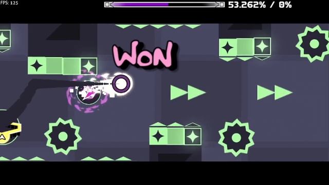 if XO was level 1 100% 1 attempt / Geometry Dash