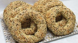 Домашние БУБЛИКИ с кунжутом - пошаговый рецепт проще простого