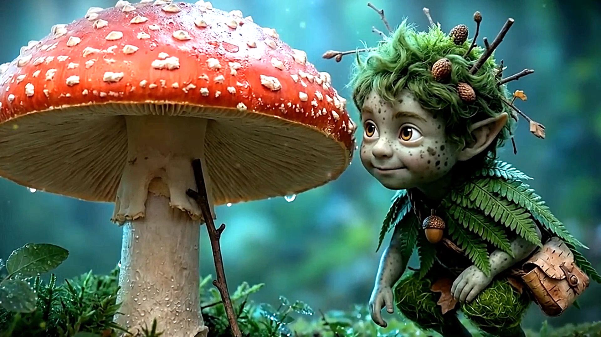 Мультики для детей. День в компании милых лесных жителей. Детские мультики.  Расслабляющая музыка