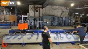 Станок для обработки алюминиевых окон с двухзонной обработкой CMC6000