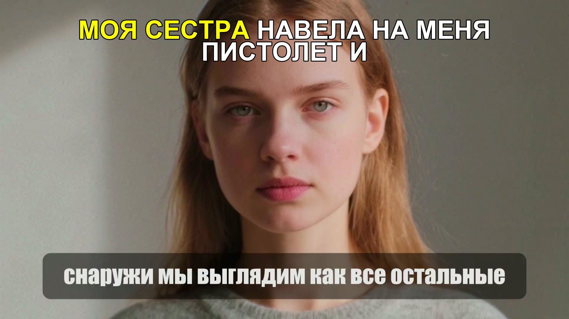 Моя сестра навела на меня пистолет и сказала Подпиши бумаги, иначе