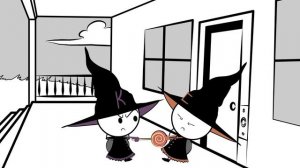 Emma & Kate  Pumpkin Patch and Halloween Pretend Play Trick or Treat Kids Animation