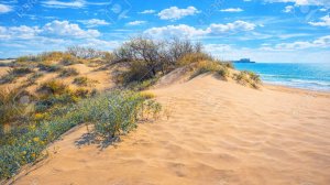 Без мазута, без погони за эффектами. Просто море, песок, дюны и южный воздух // 22 апреля 2026 года