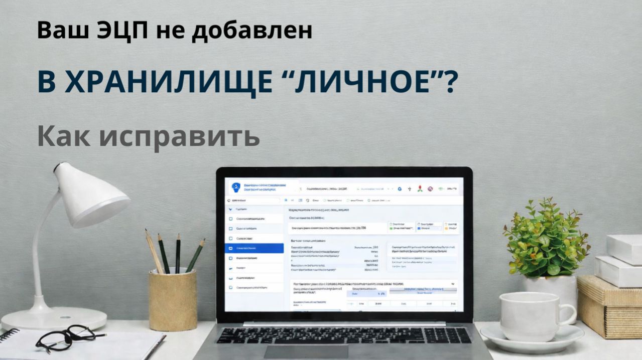 Как добавить ЭЦП в хранилище Личное