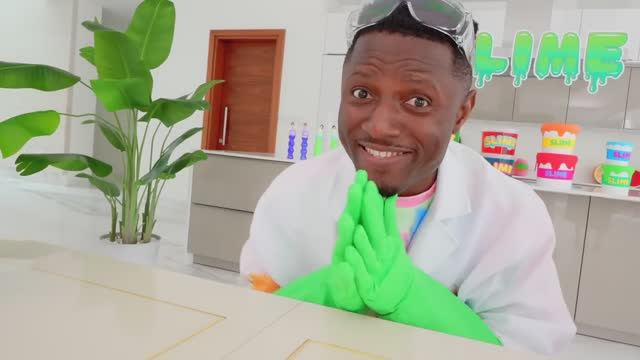 Оливер и Слайм-лаборатория дома