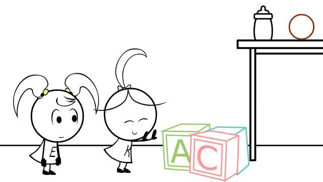 Emma & Kate _Farm Animals Surprise_  EK Doodles Funny Cartoon Animation