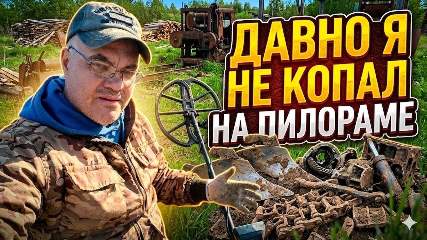 Ну здравствуй родная Пилорама, Коп металлолома на пилораме!!!