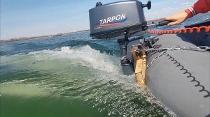 Навесной транец на лодке