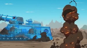 Ice Dorian tank Vs Schwerer Gustav tank Preparing for the battle  мультики про танки