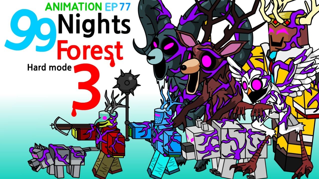 АМОНГ АС против 99 НОЧЕЙ В ЛЕСУ РОБЛОКС мультик прикол