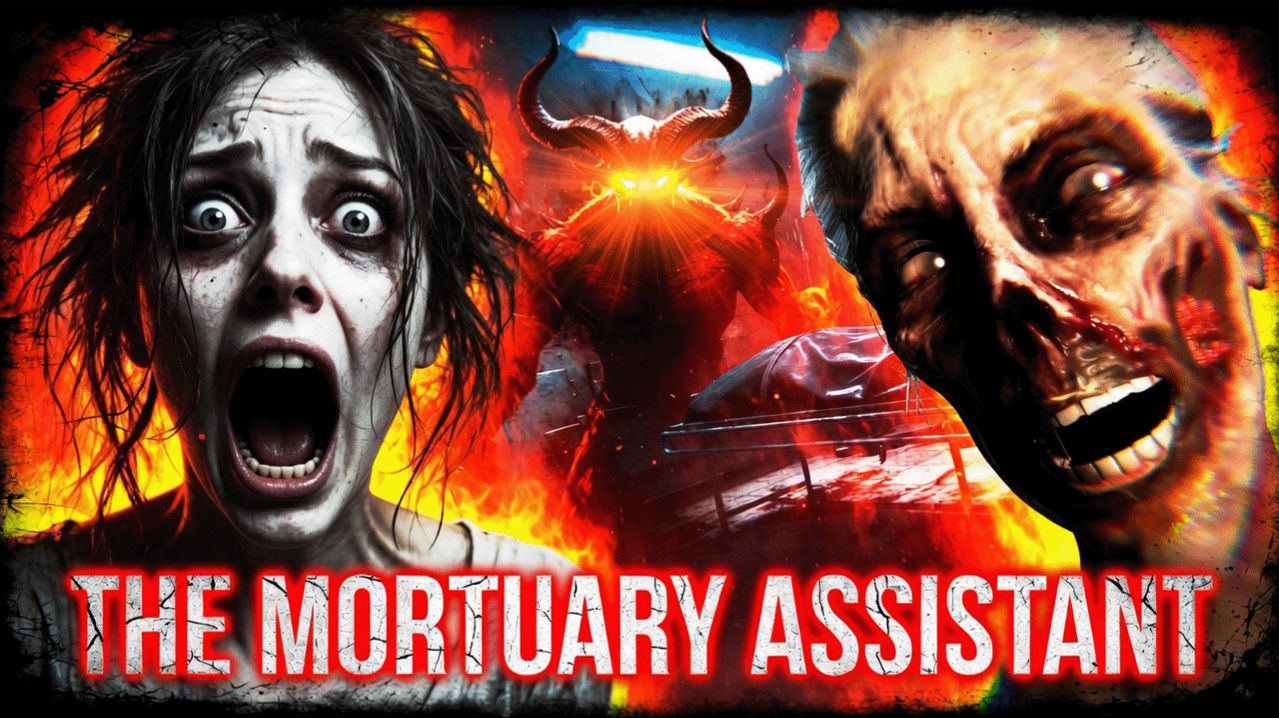 БУГИМЭН НЕ ДОГНАЛ, НО МЕНЯ ЗАКРЫЛИ В МОРГЕ С ДЕМОНОМ!ИГРА THE MORTUARY ASSISTANT ПОЛНОЕ ПРОХОЖДЕНИЕ!