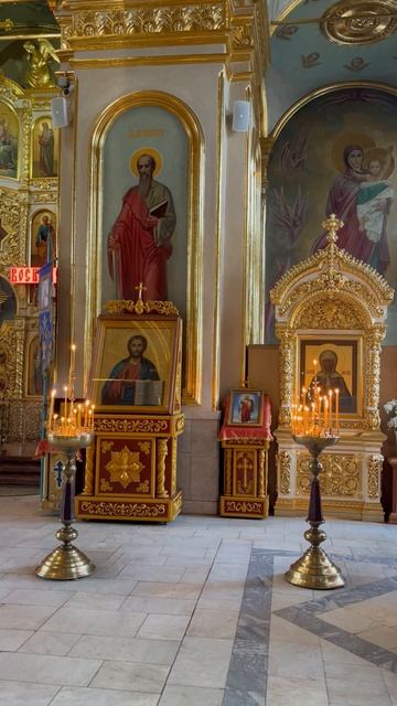 Вечерня в Никольском храме