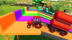 Схватка с гигантскими экстремальными тракторами и автопоездами