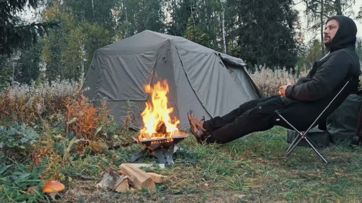 Осенний кемпинг в Карелии. [ASMR]