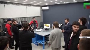 Визит Ахмата Кадырова в Грозненский нефтяной в эфире ЧГТРК «Грозный»