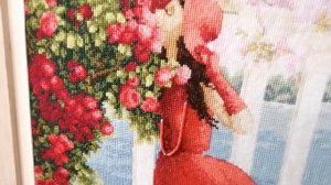 Вышивка крестиком.Оформленные работы и текущие процессы вышивки. Часть 1.)