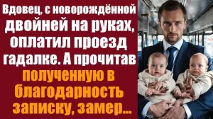 Слушать аудиокнигу. Житейские истории. Вдовец с новорожденной двойней на руках оплатил проезд гадалк