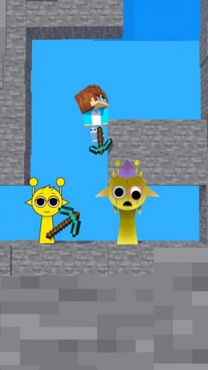 ПОМОГИ ПРО И СПРУНКУ ПРОЙТИ ВСЕ ФАЗЫ ЗЛЫХ СПРУНКОВ В МАЙНКРАФТ! КРАСЯ SPRUNKI INCREDIBOX MINECRAFT