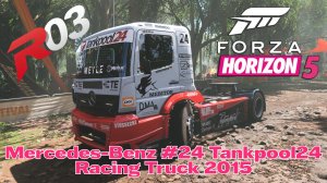 «Forza Horizon 5 — Гоночный монстр: Mercedes-Benz #24 Tankpool24 Racing Truck 2015!»