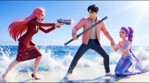 Спаси русалку Руми! 😭 Жестокая ловушка Миры со стеклянной бутылкой! Неужели Джину опоздал?!