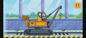 Яркий мультик про машинки. Изучаем транспорт.  Собираем трубоукладчик и едем на задание.