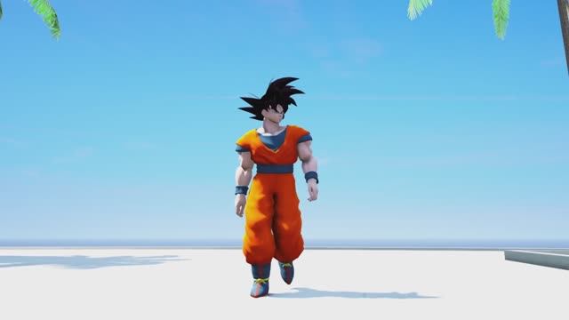 От 1 уровня до 100 уровня Гоку в GTA 5