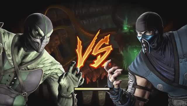 Mortal Kombat 9 - Рептилия vs Саб-Зиро. Фаталити